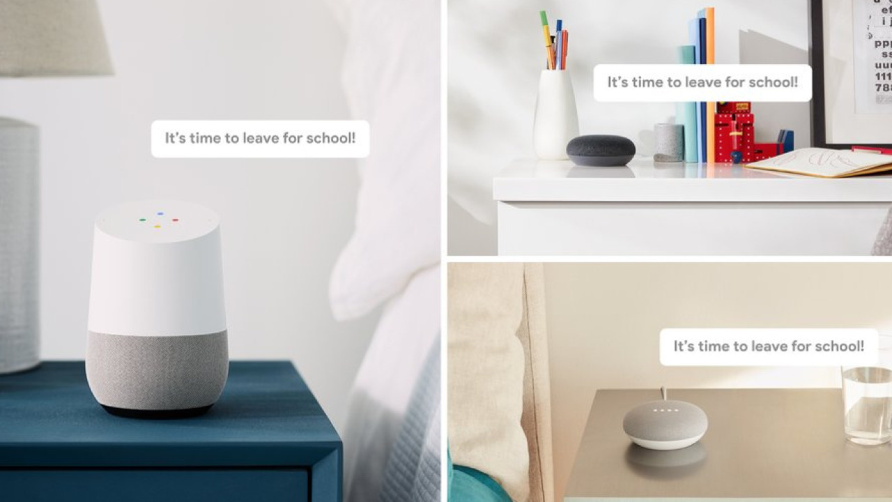 Google Assistant now lets you broadcast messages across all your Home speakers