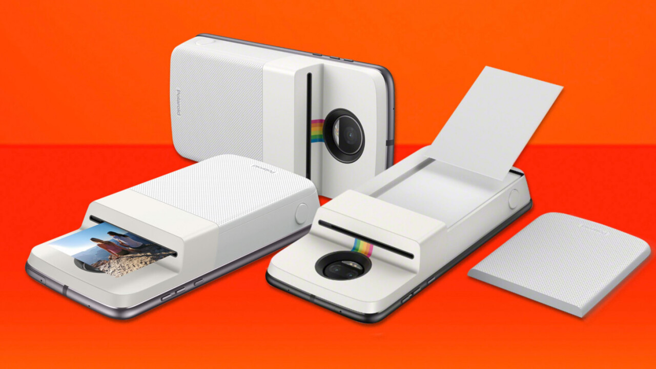 Motorola’s new Polaroid-printing Mod might be the best reason to buy a Moto Z