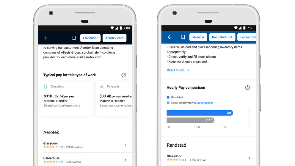 Google for Jobs now shows salary stats to help you avoid cheapskate employers