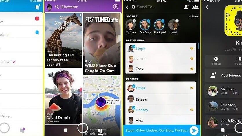 Snapchat’s new design finally separates business and pleasure