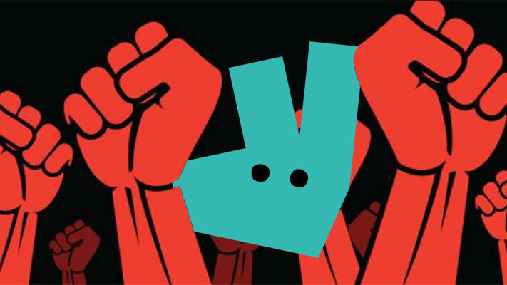 Deliveroo riders storm its Amsterdam HQ to protest new self-employment rule
