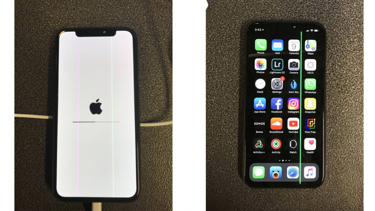 Some iPhone X displays plagued by mysterious ‘Green Line of Death’