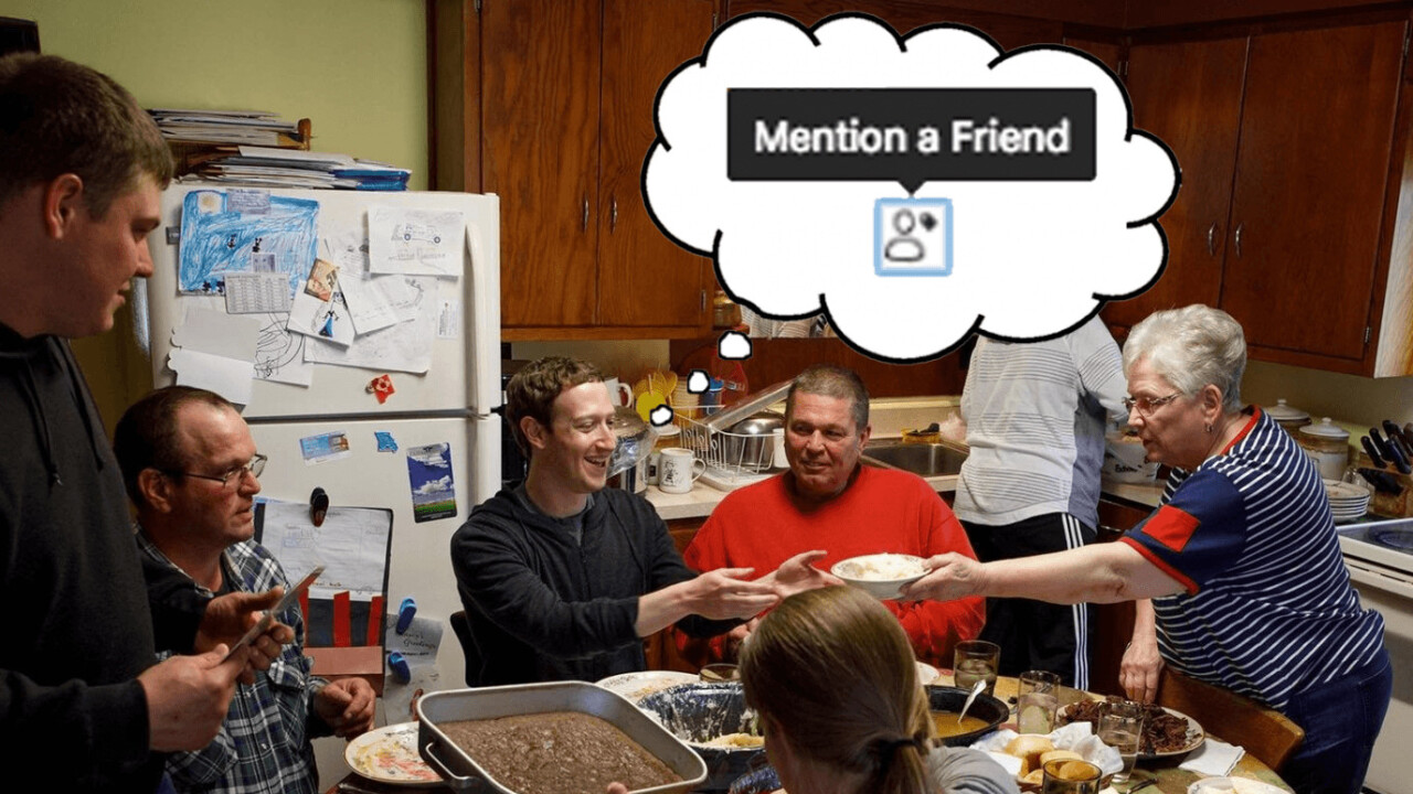 Facebook may be working on a new shortcut to tag friends in comments