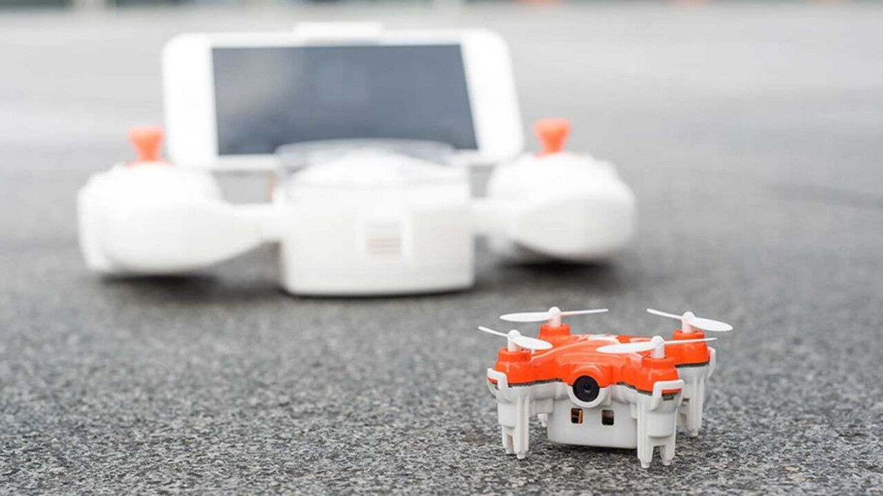 A crazy maneuverable, HD camera-packing drone all less than an inch high — now 45% off