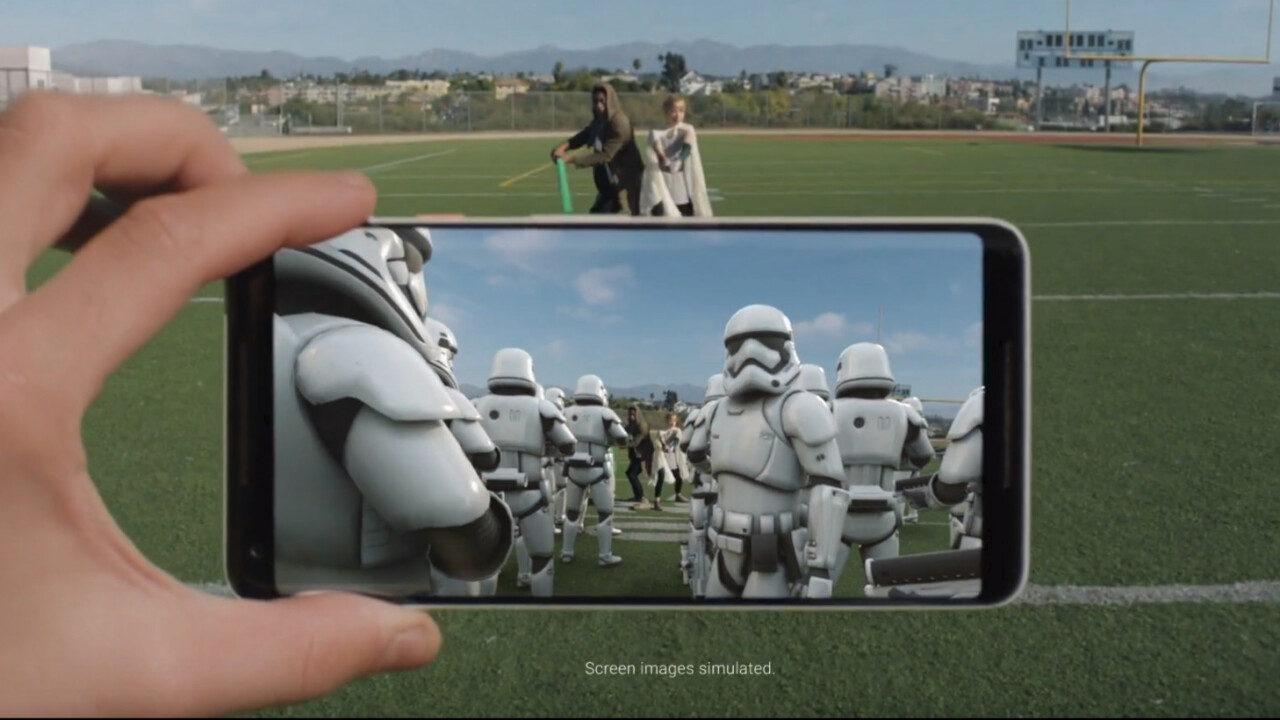 The Force is strong with the Google Pixel’s new AR Stickers