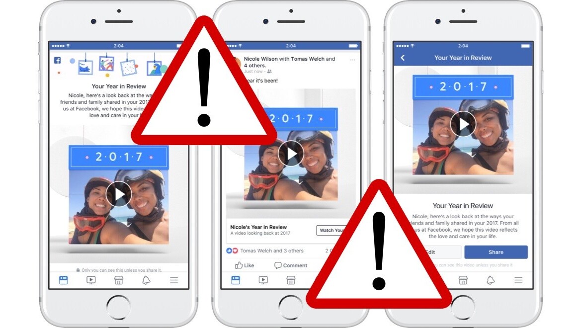 Those awful Facebook Year In Review videos are back, prepare yourself