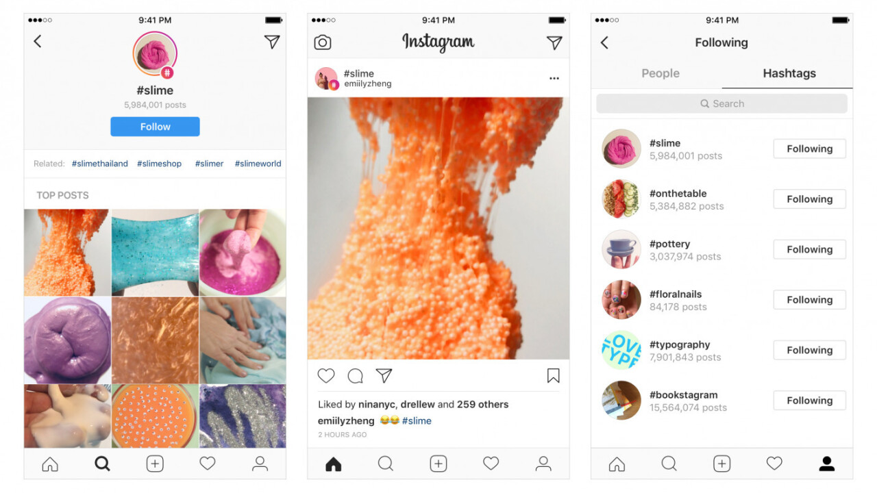 Instagram now lets you follow hashtags instead of people