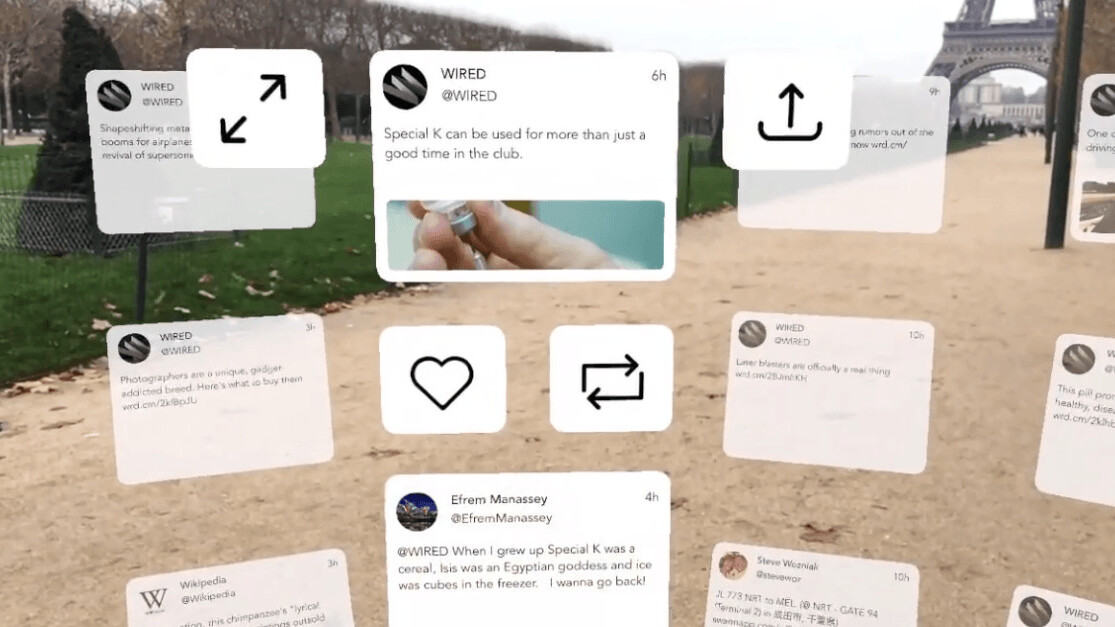 World’s first AR app for Twitter is a preview of what’s to come