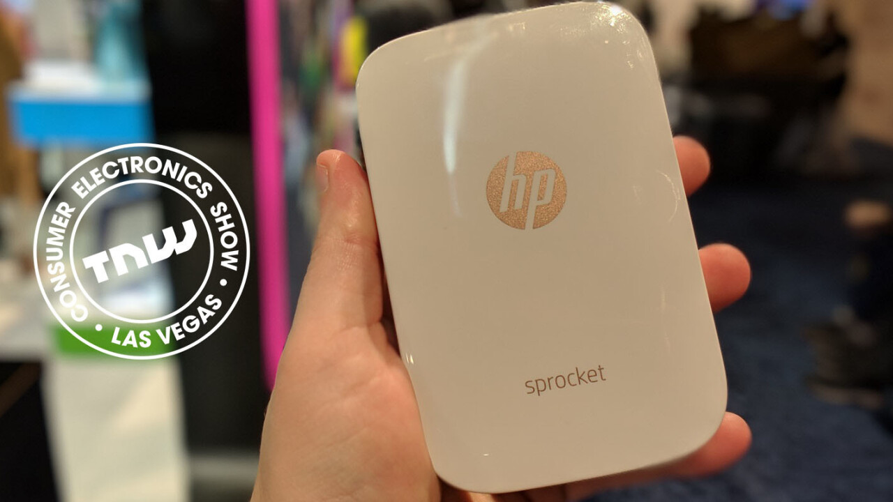 HP’s Sprocket is a nifty little printer that doesn’t need ink