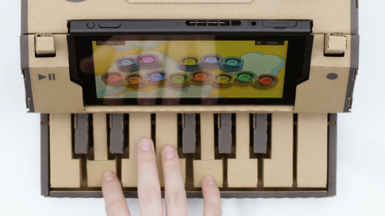 Nintendo extends Switch gameplay with its new Labo cardboard kits