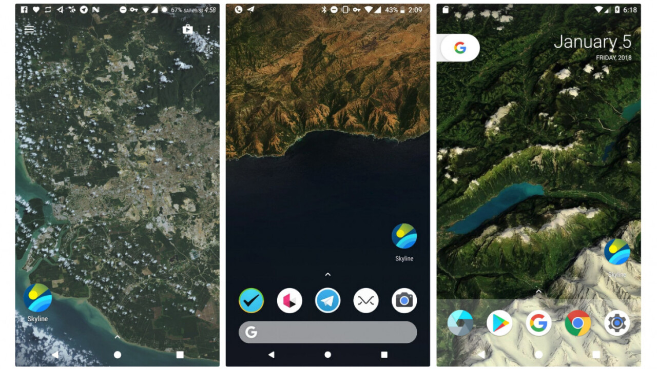 This Android Live Wallpaper Brings You A Bird S Eye View Of Your Location This Android Live Wallpaper Brings You A Bird S Eye View Of Your Location