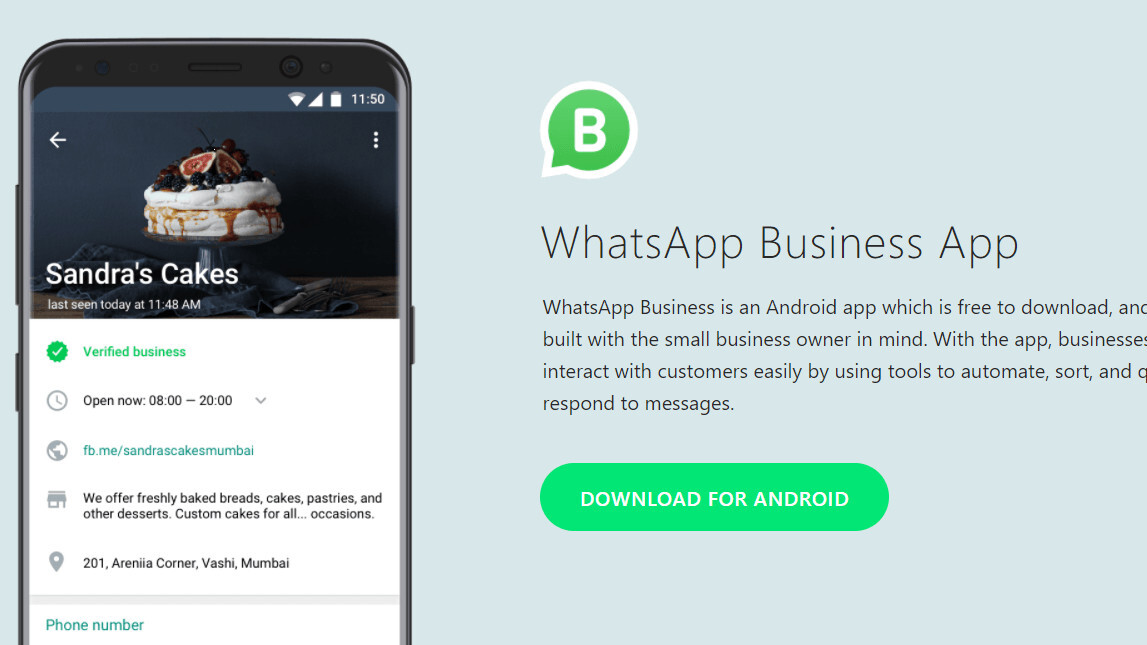 WhatsApp Business finally rolls out for Android — and it’s totally free (for now)