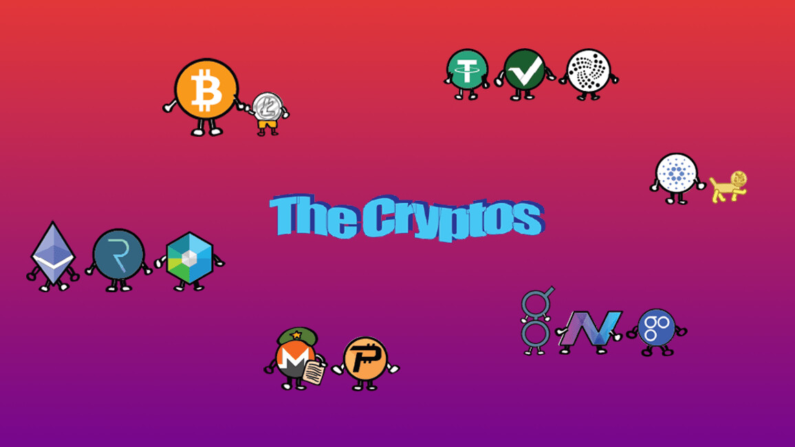 The Cryptos is a witty comic strip that pokes fun at cryptocurrencies