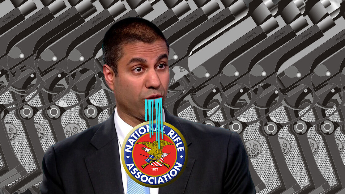 FCC chairman awarded gun from NRA for repealing net neutrality
