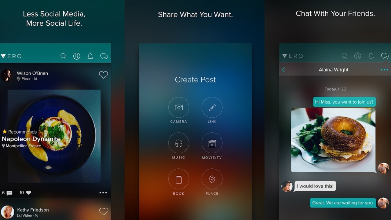 Meet Vero, the barely-functional app gunning for Instagram’s audience