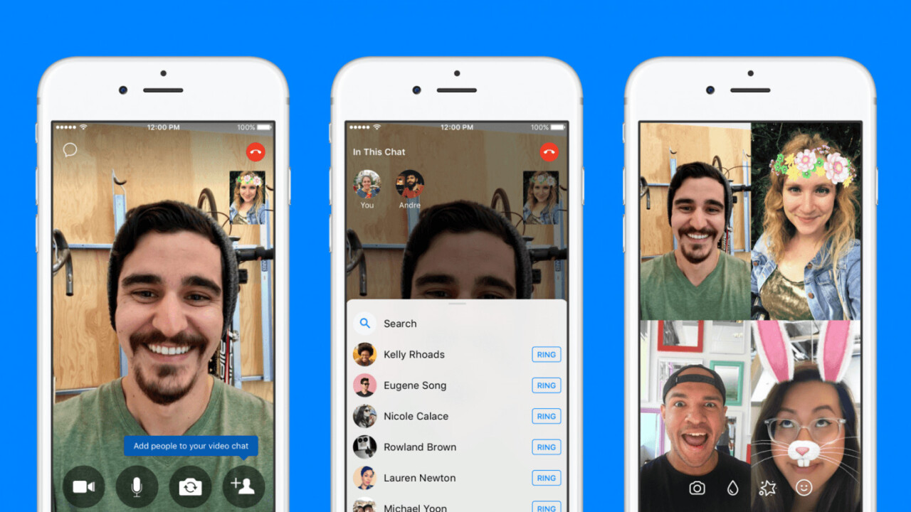 Facebook Messenger now lets you add friends during calls without stopping the party