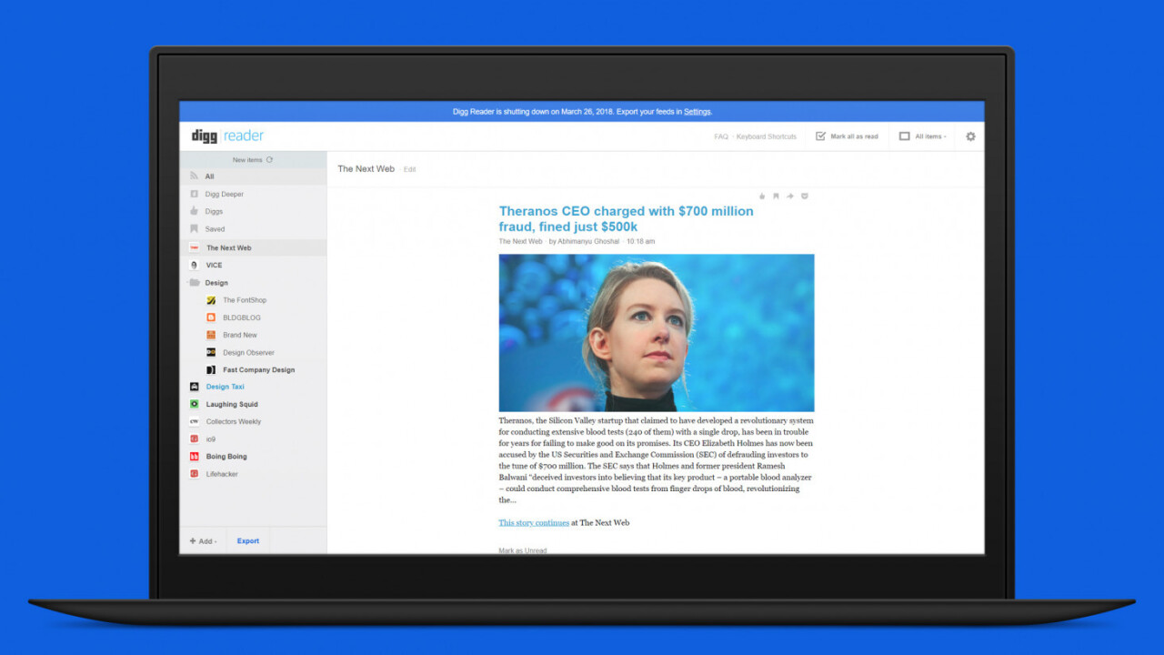 Digg Reader is shutting down this month – here are 3 great free alternatives