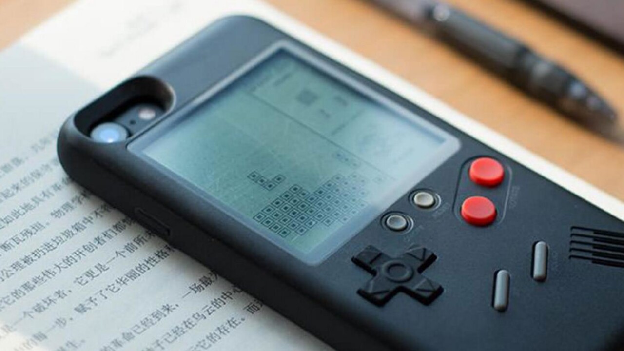 Turn your iPhone into a Gameboy with this awesome retro console case — only $33.99