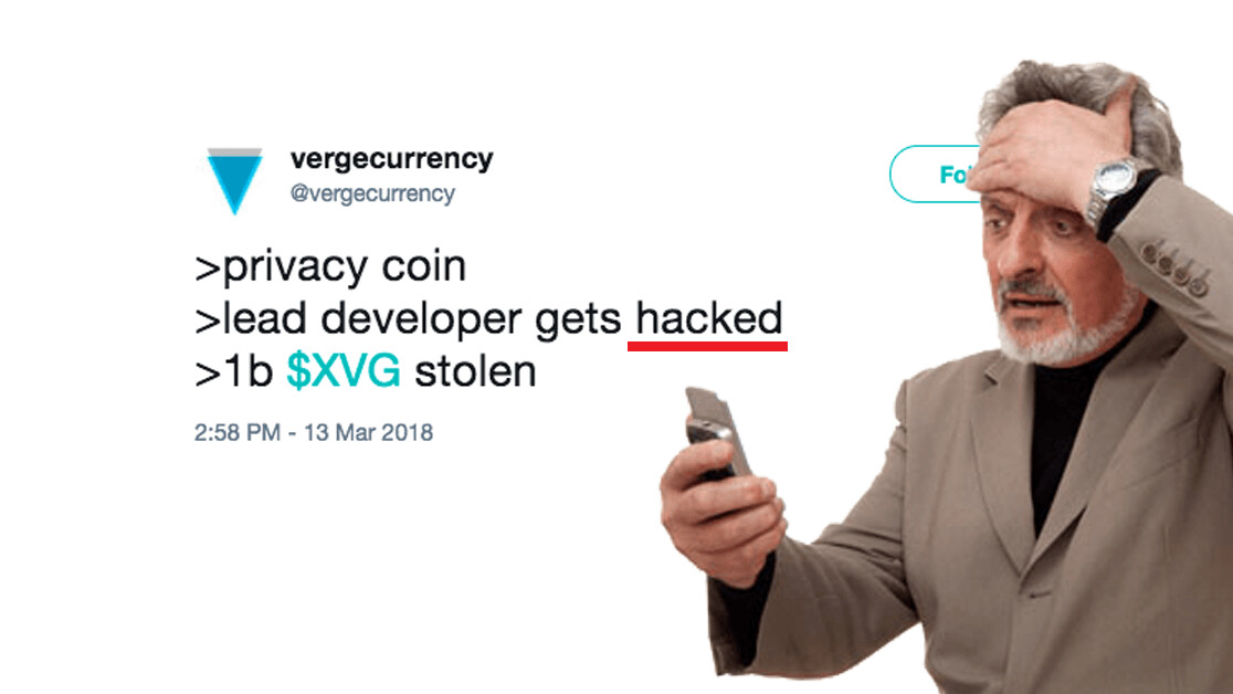 Privacy-oriented cryptocurrency Verge (XVG) got its Twitter hacked