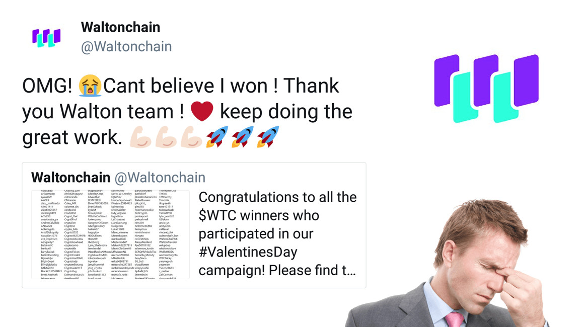 Cryptocurrency Waltonchain rewards employee in user giveaway and outs itself on Twitter