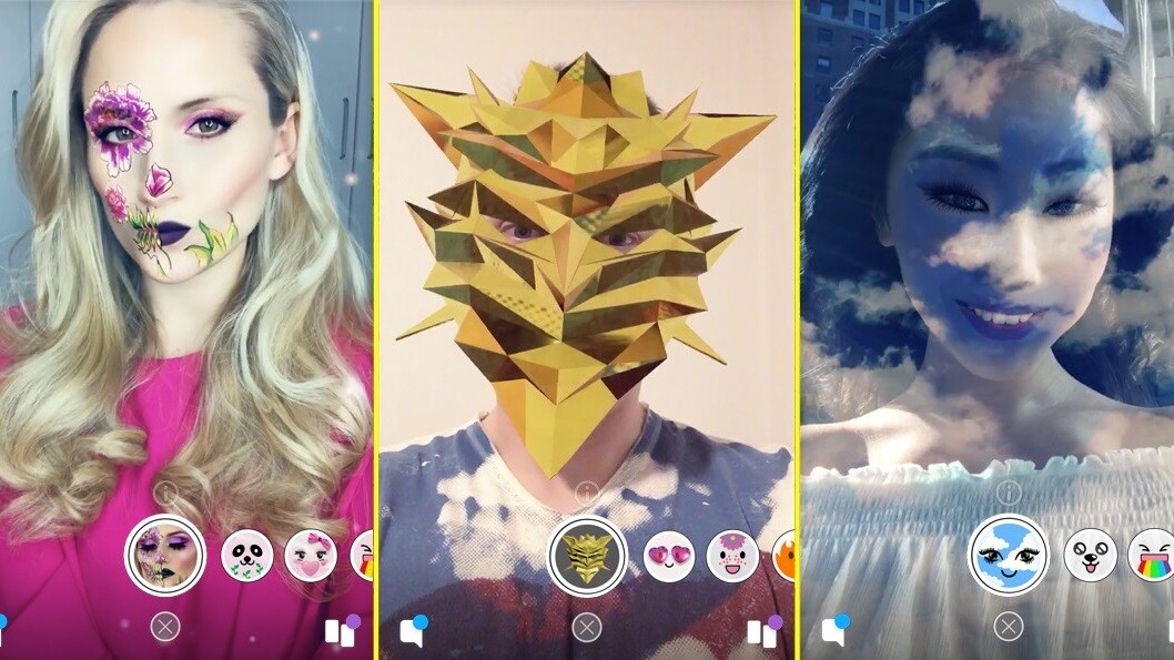 Snapchat taps community creativity with user-built face Lenses
