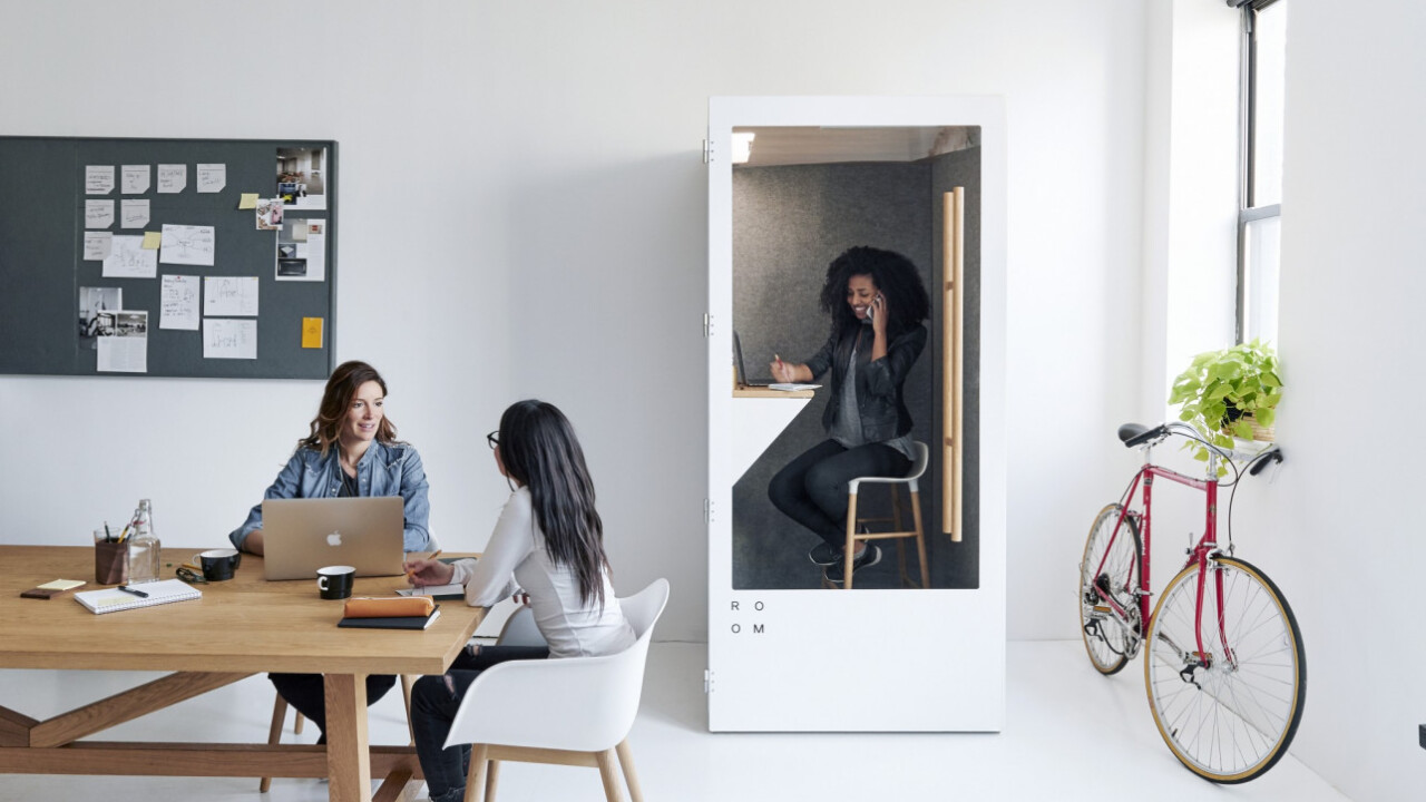 This eco-friendly phone booth solves the biggest problem with open plan offices