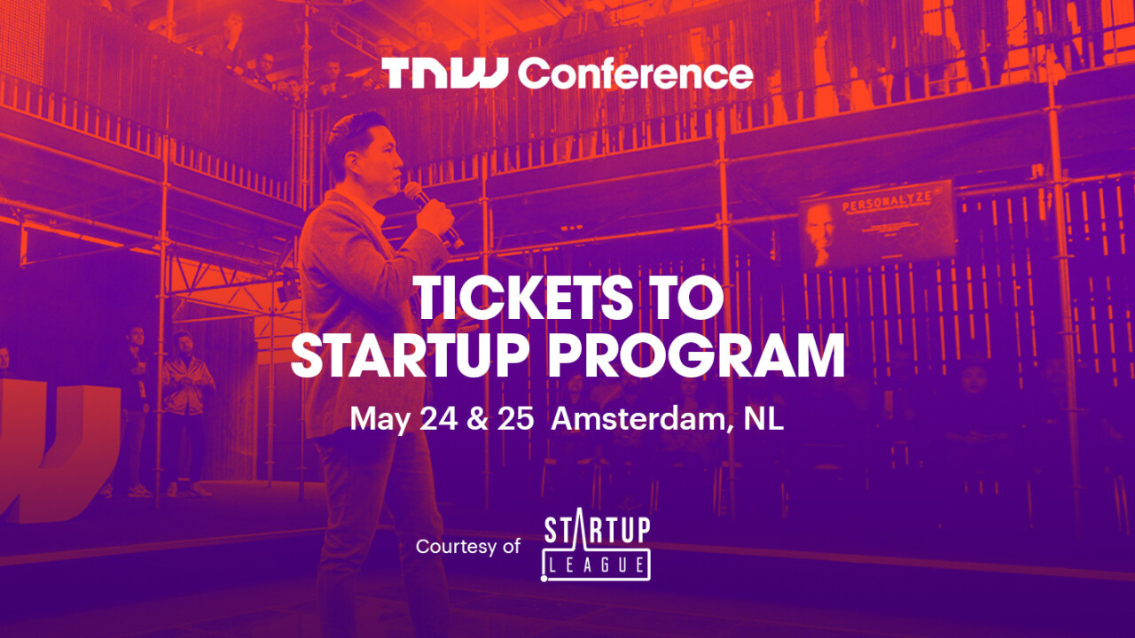 Exhibit your startup for free at TNW2018 – thanks to the Startup League