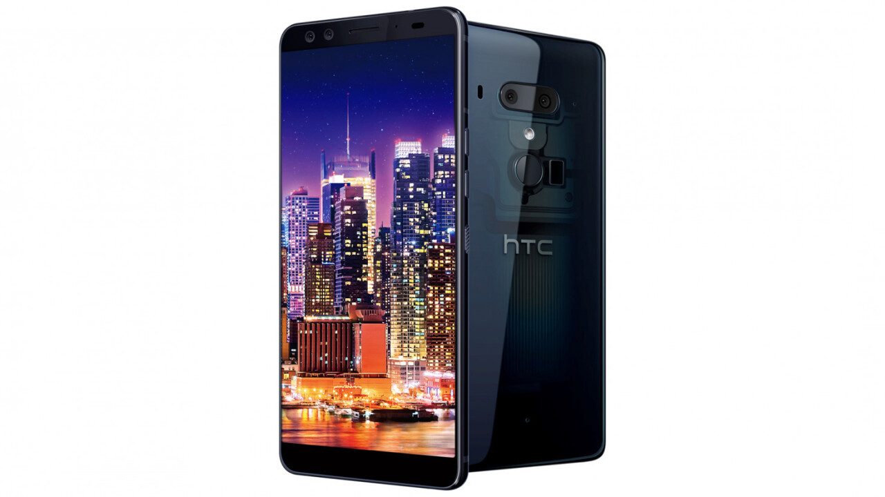 HTC’s notch-less U12+ gets 4 cameras and a squeezable body