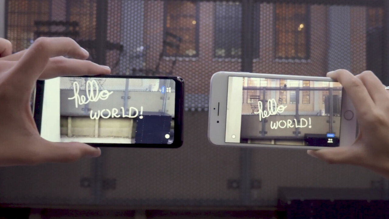 Google’s ‘Just a Line’ lets you doodle in AR with a friend