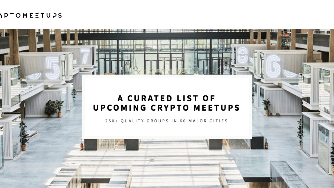 This nifty site lists all hot cryptocurrency meetups in your area