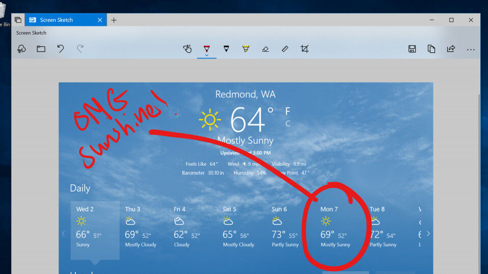 Windows 10 now has a powerful screenshot tool