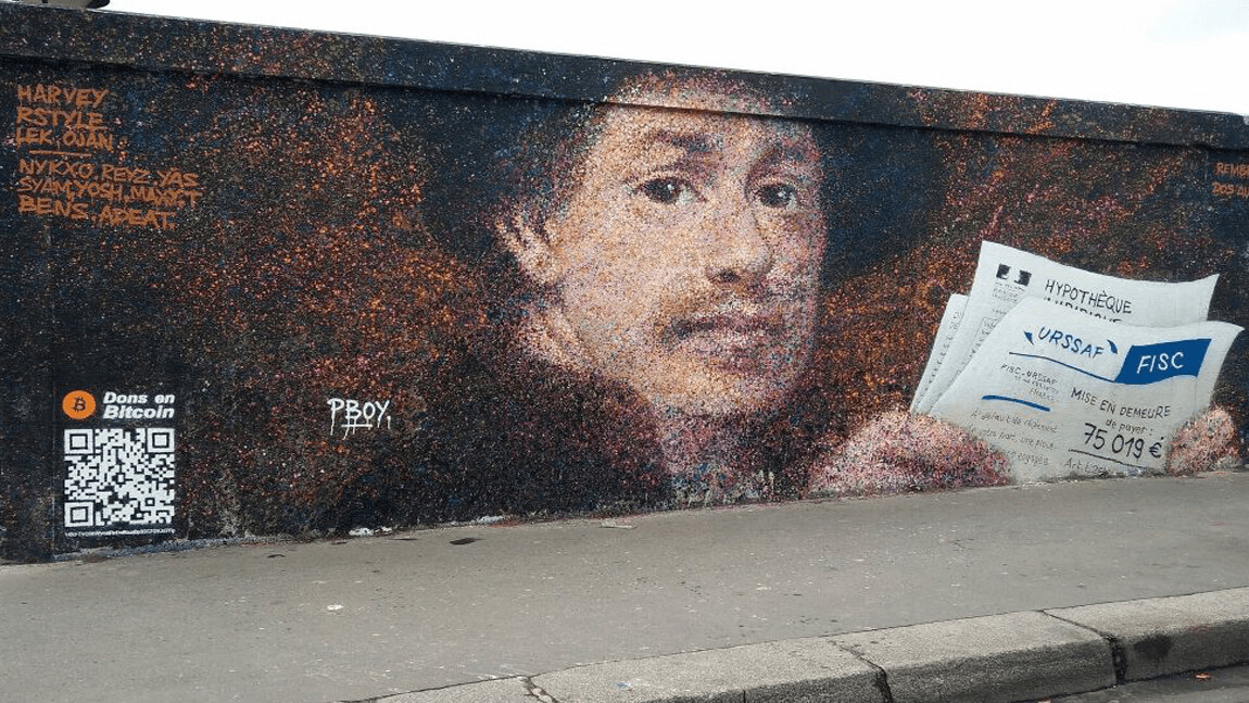 Meet the street artist who made $1,000 by adding a Bitcoin QR code to his murals