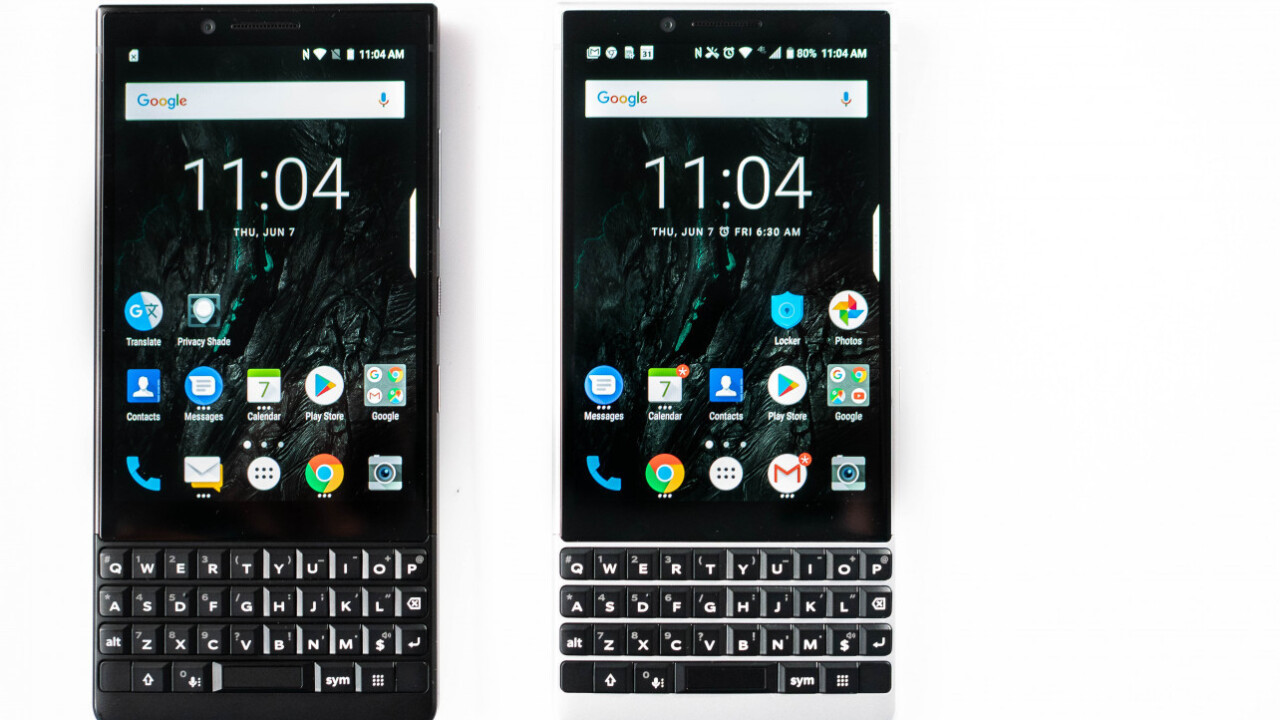 The BlackBerry Key2 is now available in the UK with an MSRP of £579