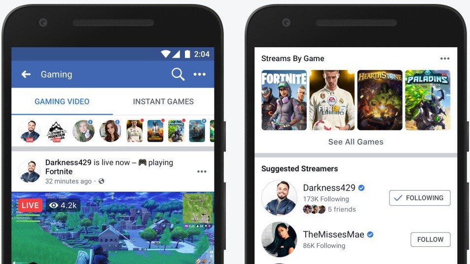 Facebook courts teen audience with dedicated game streaming page