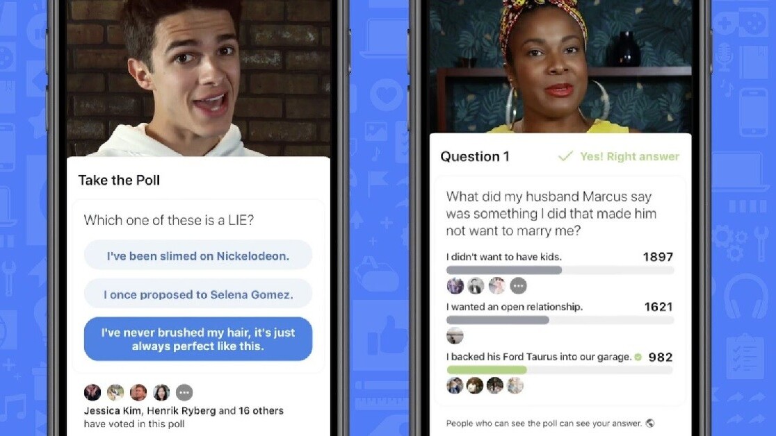 Facebook Live update brings polling and trivia features
