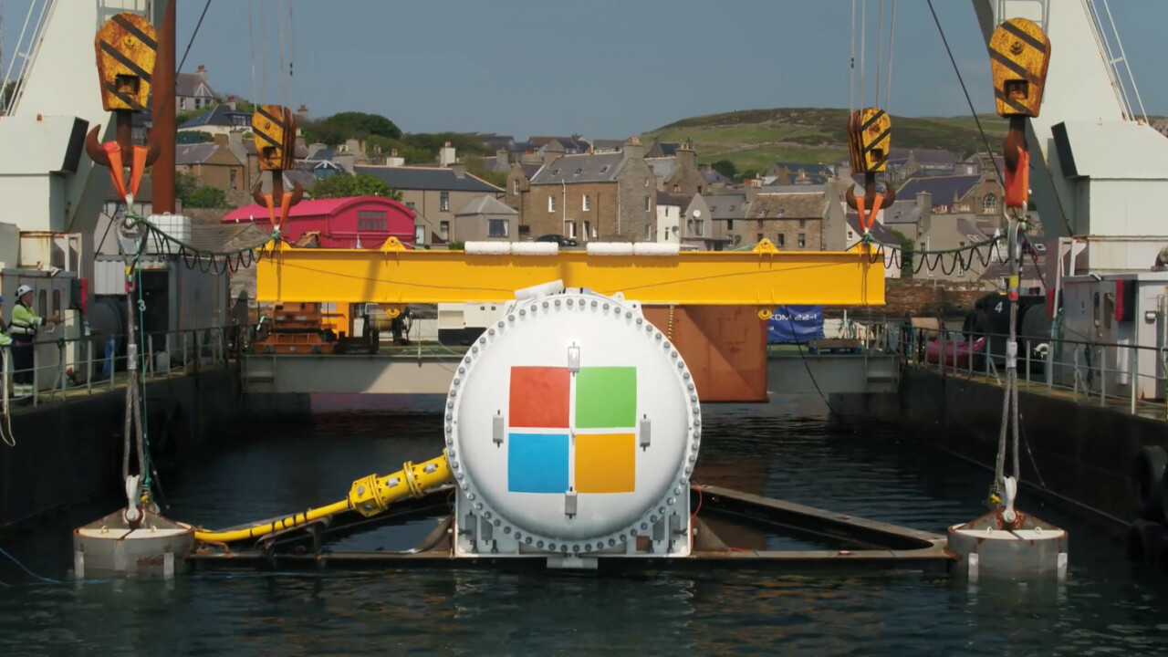 Microsoft just dropped 864 servers into the sea to run an underwater data center