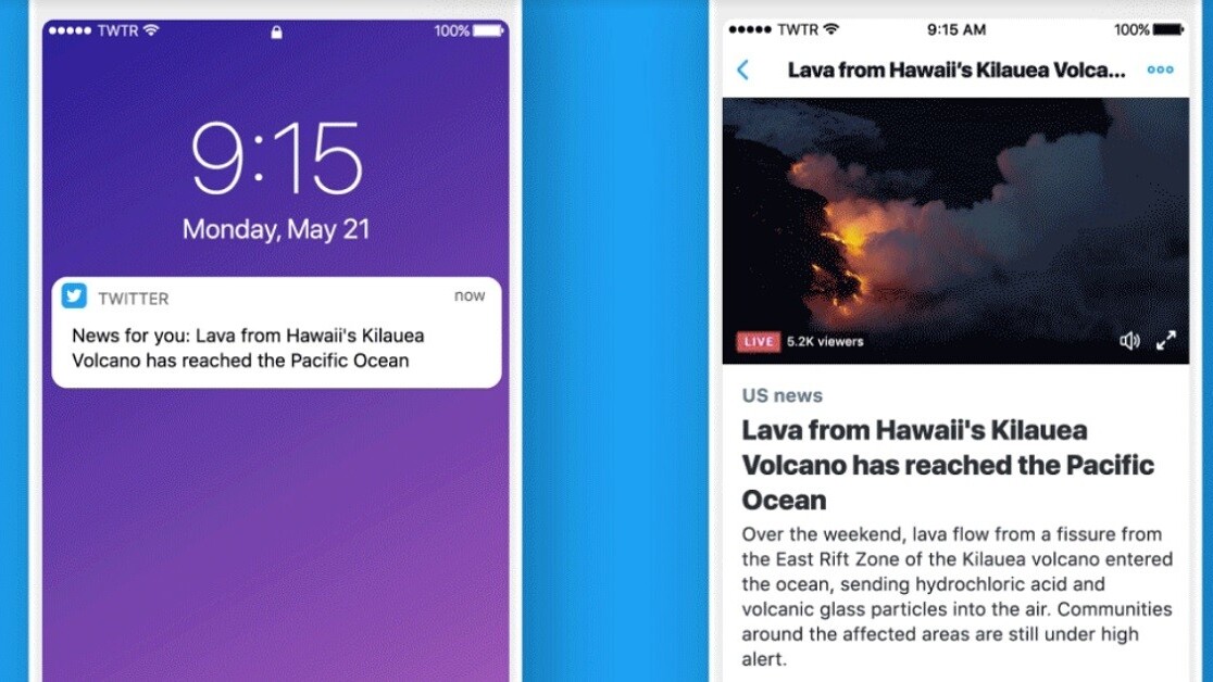 Twitter wants to send you personalized news notifications