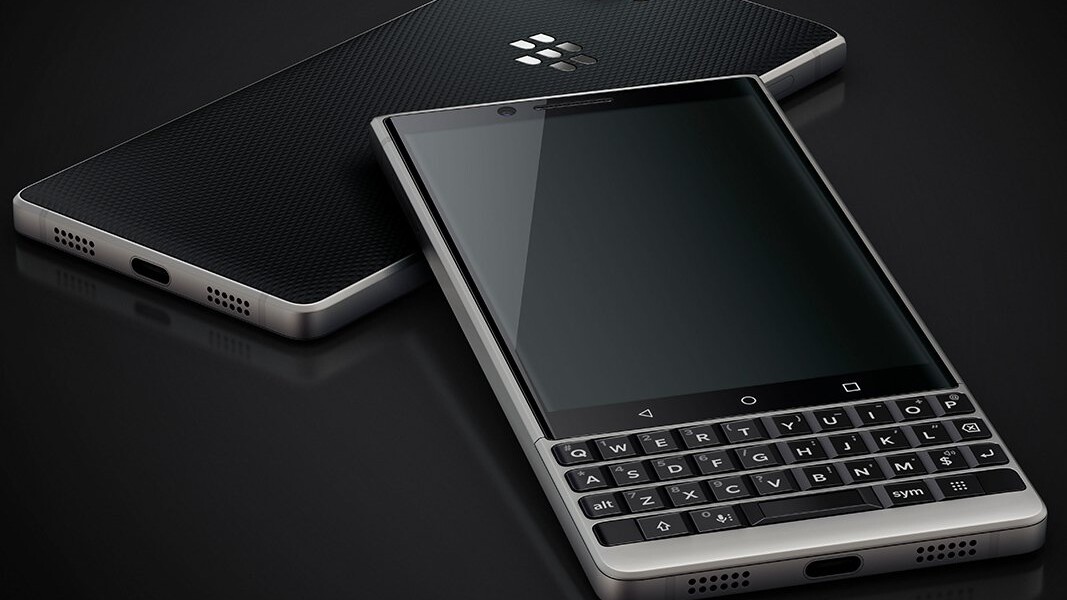 This is what the BlackBerry Key2 looks like