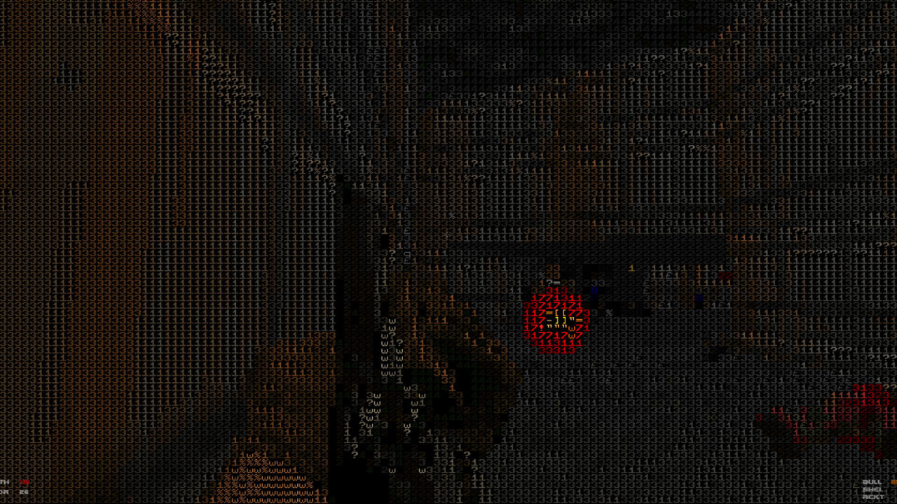 DOOM in ASCII mode is equal parts fun and frustrating