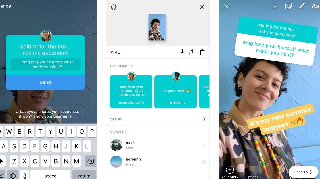 Instagram’s new Questions stickers make it easy to get recommendations