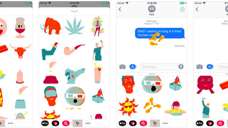 This app allows you to send rejected emoji to your friends
