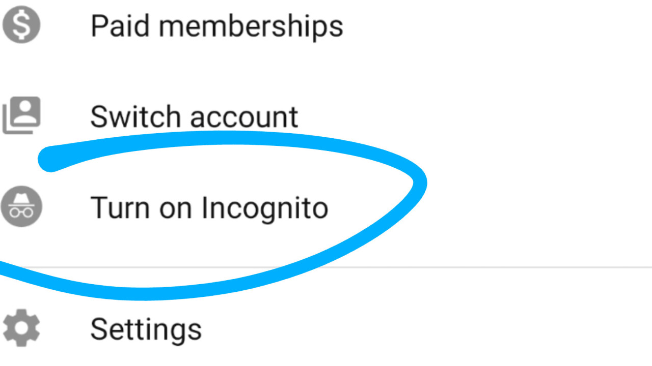 YouTube’s Android app is rolling out an incognito mode