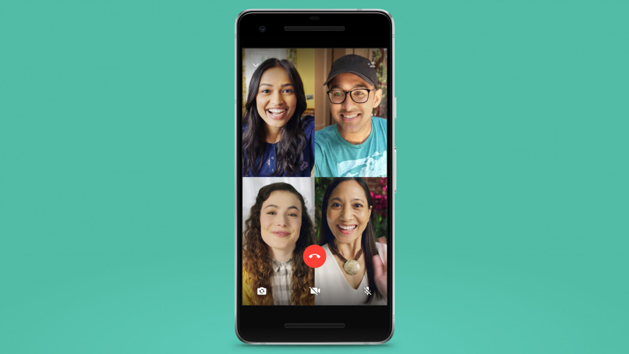 WhatsApp rolls out group video calls at last