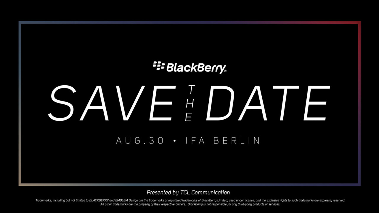 TCL invitation hints at possible BlackBerry Key2 LE launch