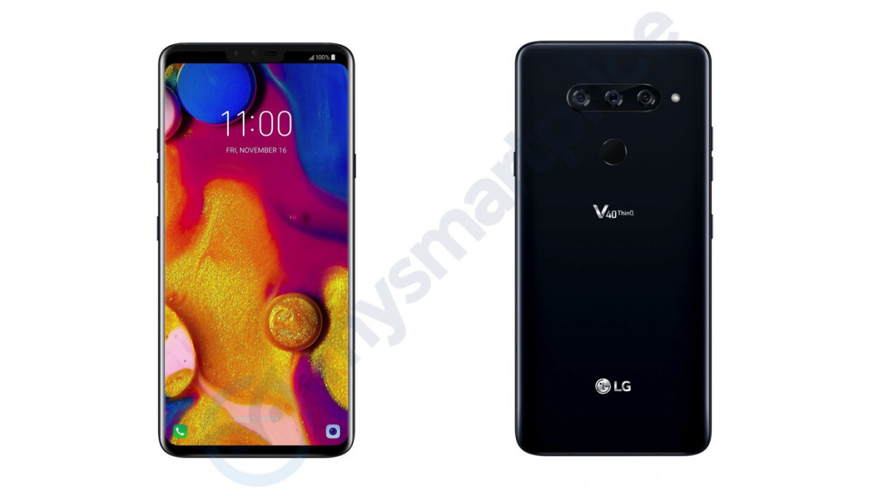 LG will announce its 5-camera V40 on October 3