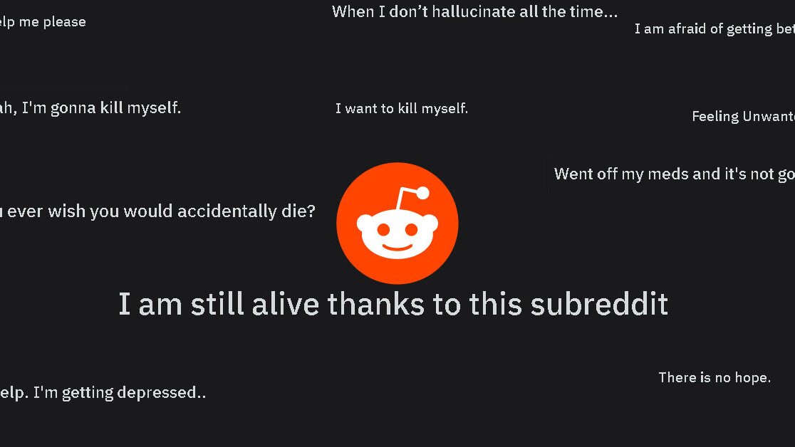 Reddit partners with an SMS hotline to help users expressing suicidal thoughts