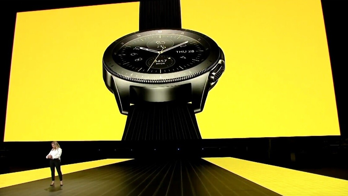 Samsung finally unveils its much-anticipated Galaxy Watch