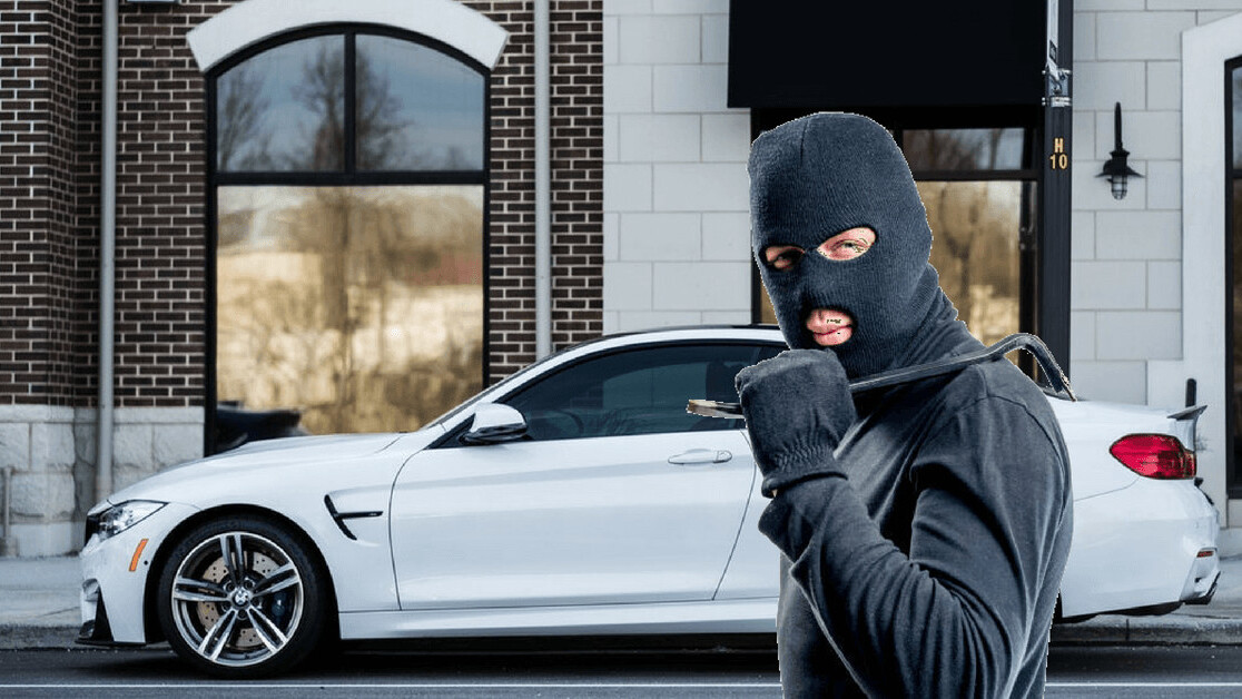 Dutch car thieves ingeniously hacked their way into this BMW