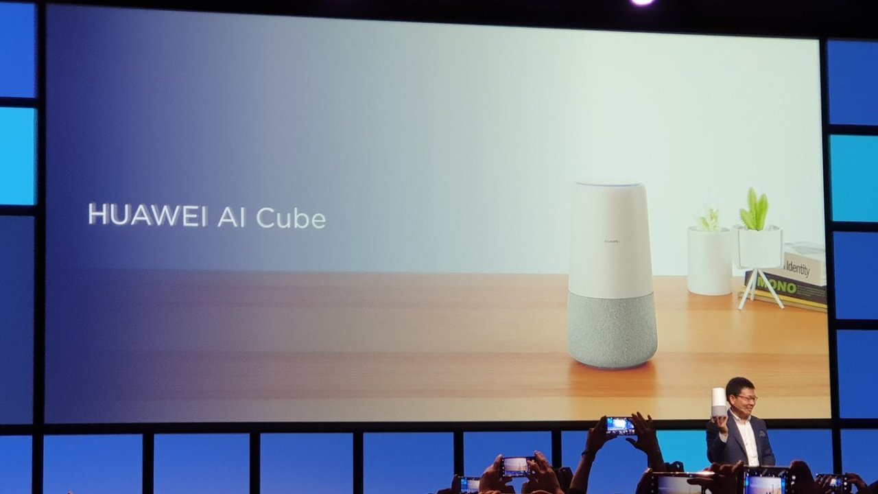 Huawei’s AI Cube smart speaker packs Alexa and a 4G modem (and isn’t actually a cube)
