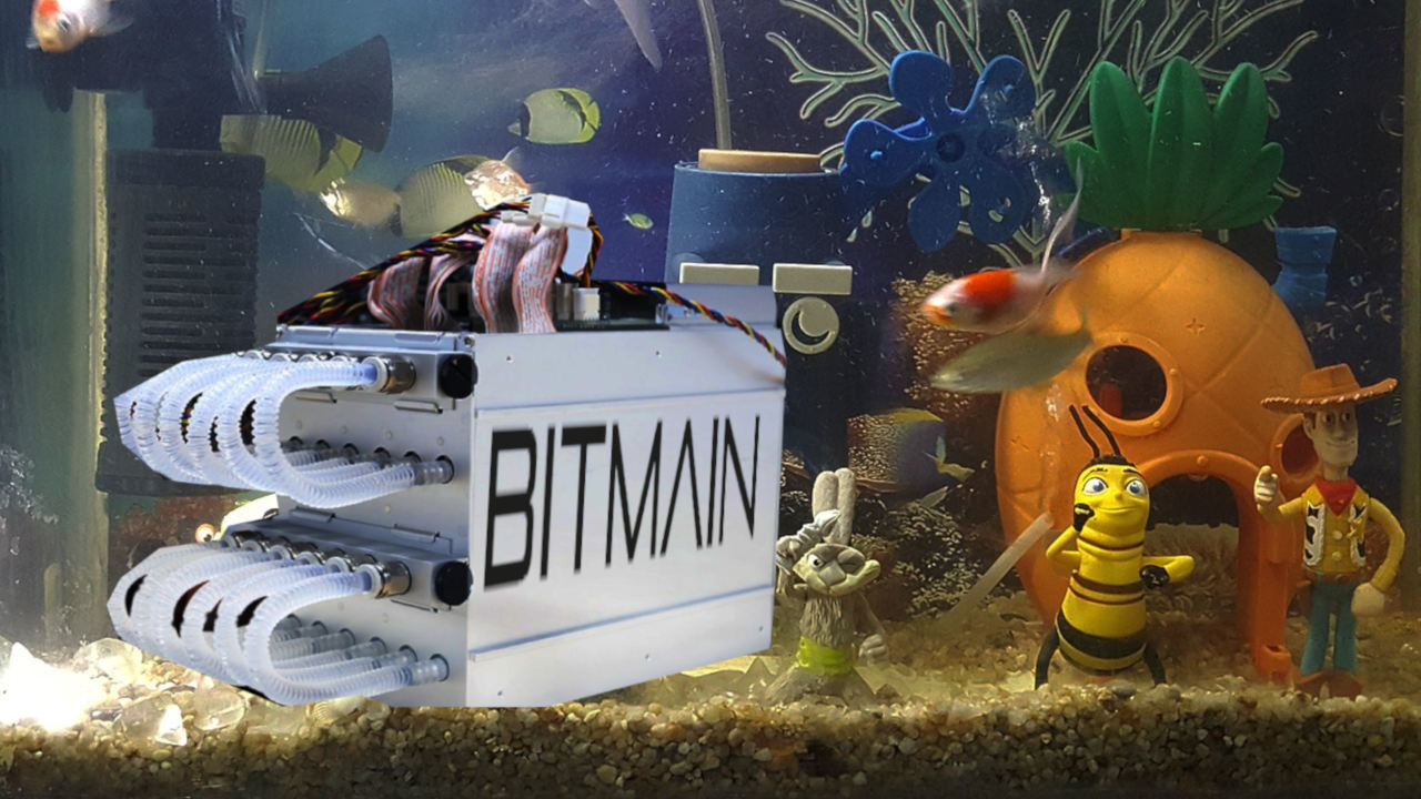 Bitmain’s new water-cooled cryptocurrecy miner is obvs ‘inspired’ by YouTube